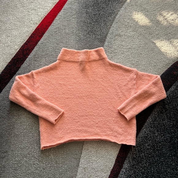 Free People San Vincent Cherry Peach Sweater - Picture 5 of 5